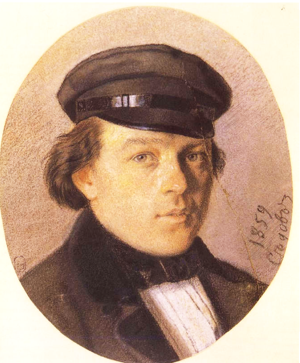 Григорій Сєдов, “Портрет Івана Шишкіна”, 1859 р.