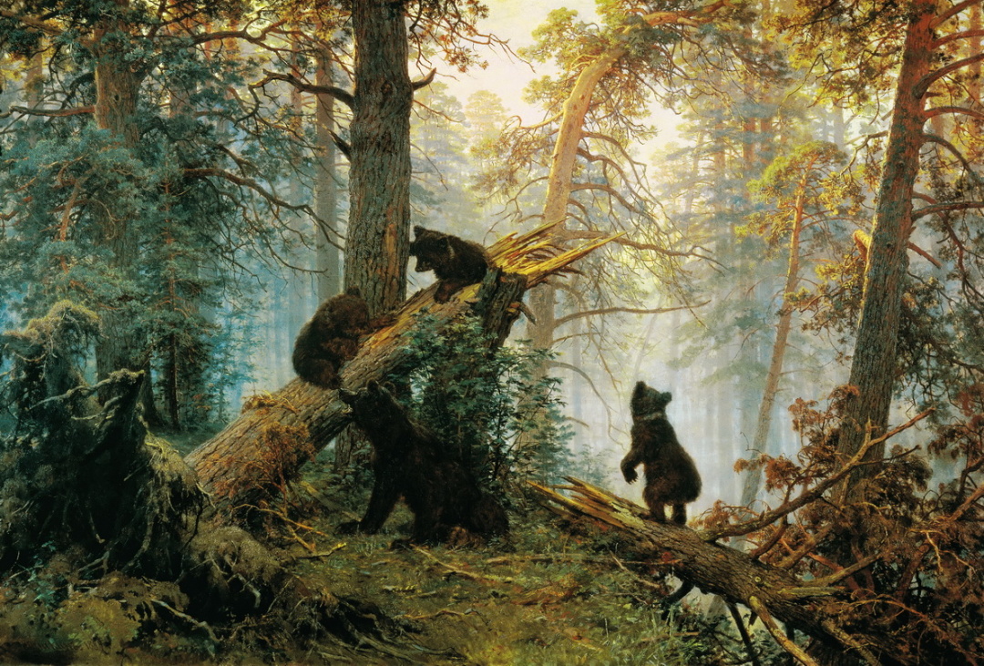 Іван Шишкін, “Ранок у сосновому лісі”, 1889 р.