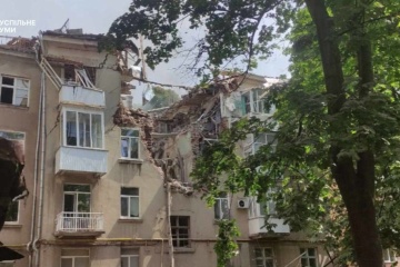 Sumy: Wohnhaus bei Beschuss beschädigt 