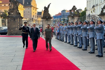 Zelensky se reúne con el presidente de la República Checa