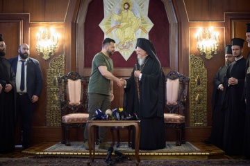 Zelensky meets with Ecumenical Patriarch Bartholomew