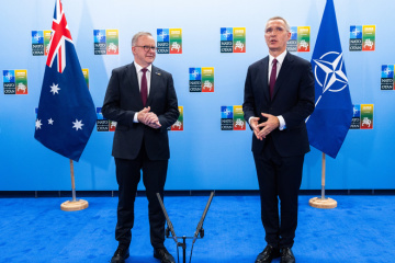 Le secrétaire général félicite l’Australie pour sa coopération avec l’OTAN et son soutien à l’Ukraine