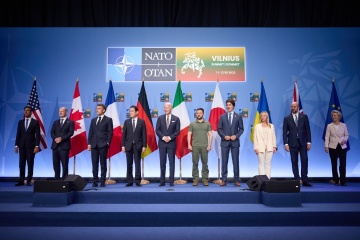 G7 leaders agree on declaration of support for Ukraine at NATO Summit