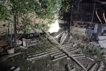 Vorort von Saporischschja in der Nacht angegriffen 