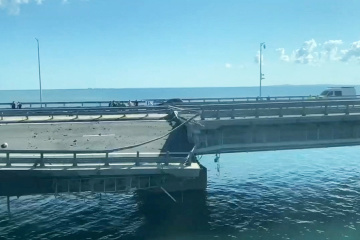 クリミア橋損壊はロシアにとって大きな打撃＝ウクライナ情報総局