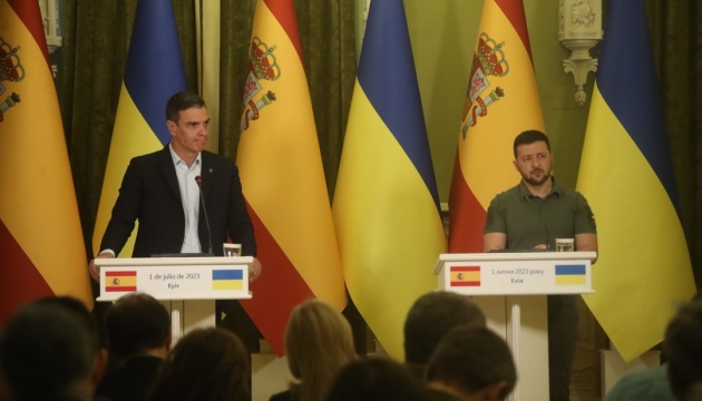 Selenskyj trifft spanischen Regierungschef Sánchez