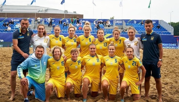 Жіноча збірна України з пляжного футболу здобула «срібло» III Європейських ігор