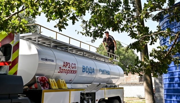 Рятувальники підвезли 22 тонни води для громади на Запоріжжі