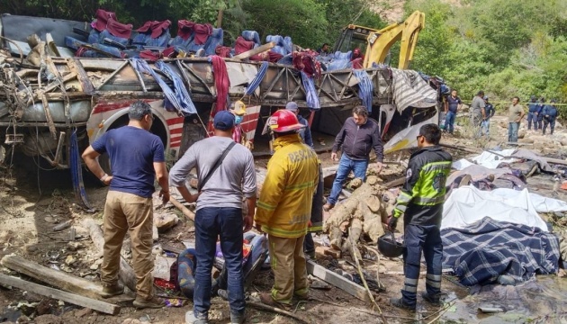 У Мексиці автобус упав в ущелину, щонайменше 29 загиблих