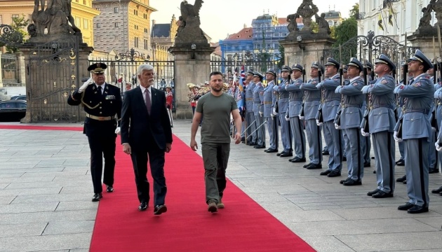 Selenskyj beginnt seinen Besuch in Tschechien
