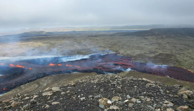 В Ісландії сповільнюється виверження вулкана біля Рейк’явіка