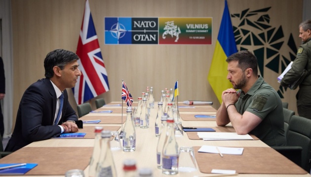 Зеленський і Сунак обговорили оборонні потреби України