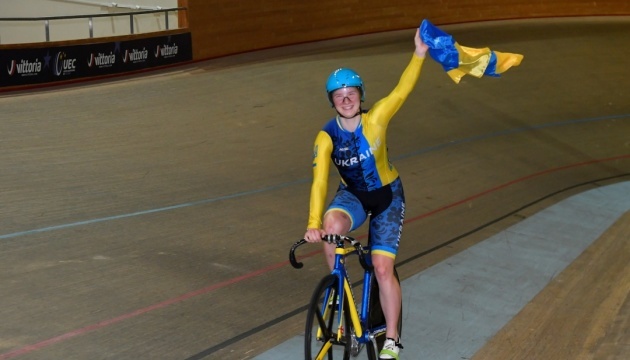 Кароліна Келюх виграла золоту медаль юніорського Євро з велотреку