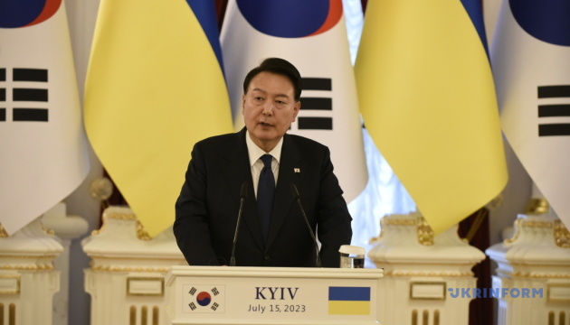 尹韓国大統領、ウクライナ支援額を１億５０００万ドルに増加すると発表