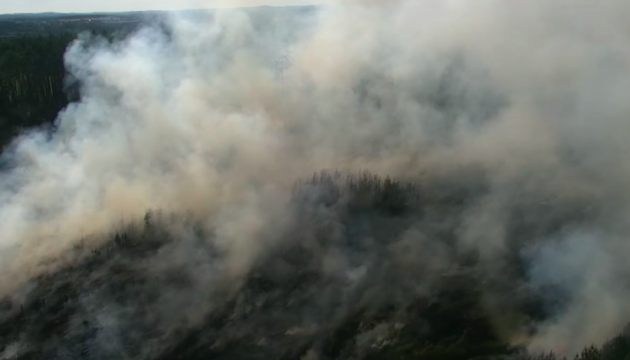 На півдні Чехії - масштабна лісова пожежа