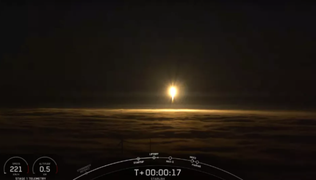 SpaceX запустила у космос ще 15 супутників Starlink