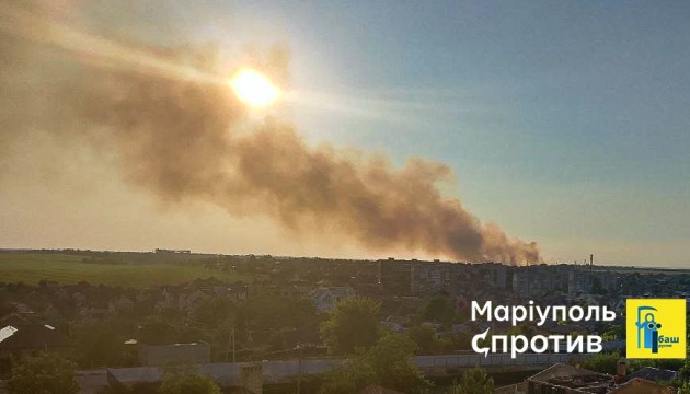У Маріуполі партизани знищили російський склад з боєприпасами