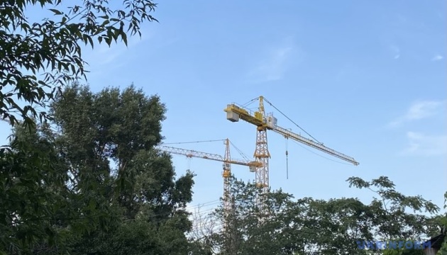 In Bucha, high-rise building being restored on one of  streets most affected by fighting