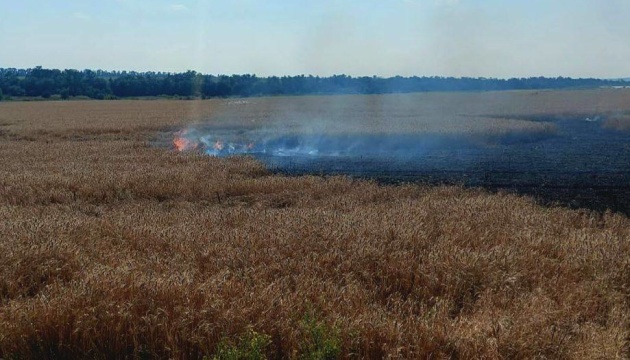 Росіяни вдарили по Дніпропетровщині - загорілися пшеничні поля 