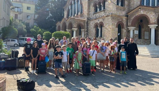 Українська церковна спільнота в Афінах провела духовний табір для дітей