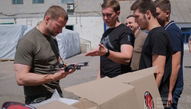 На Донеччині розпочали проєкт з виробництва дронів – 24 БПЛА вже передали військовим