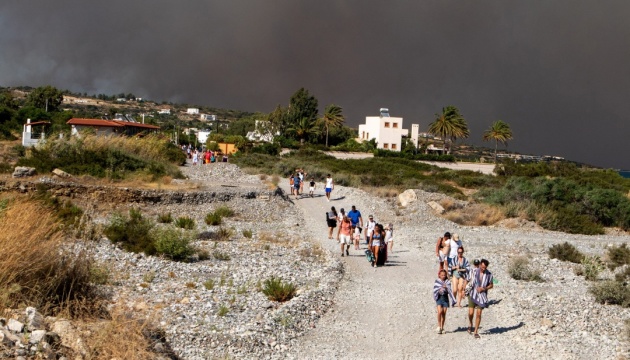 Греція скасувала надзвичайний стан на Родосі, запроваджений через лісові пожежі