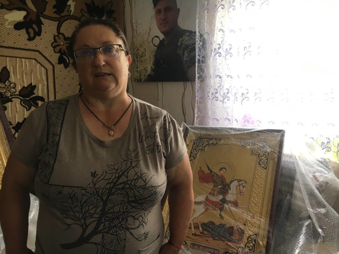 Валентина Лисенко, мама загиблого бійця, в якої в храмі МП  відмовилися брати панахиду