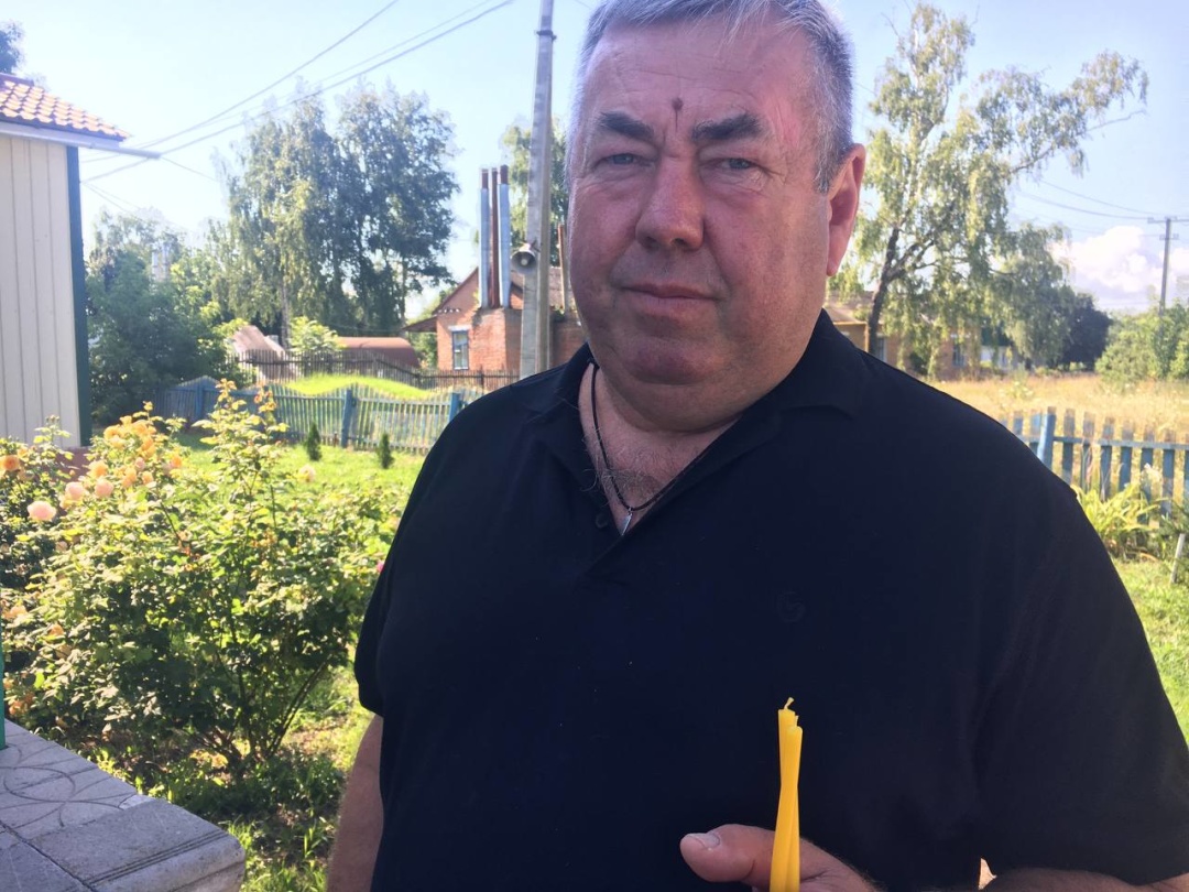 Фермер Володимир Зінченко, який опікується церквами та головував на зборах громади, яка переходила до ПЦУ