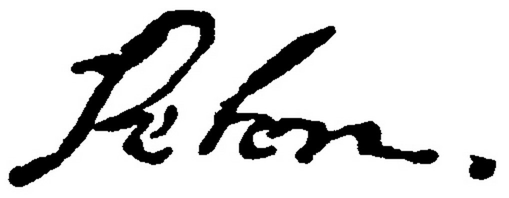 Особистий підпис Петра І