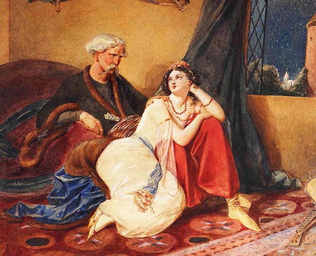 Павло Соколов, “Марія та Мазепа”, 1852 р.