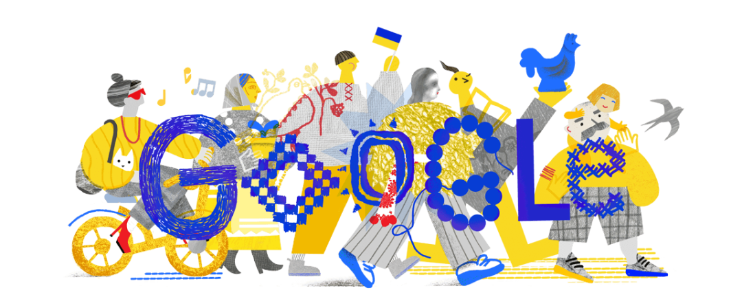 Google випустив новий дудл до Дня Незалежності України