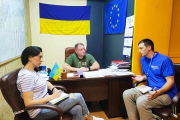 Delegation of UN Human Rights Monitoring Mission in Ukraine visits Kherson