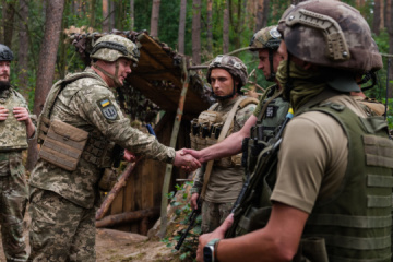 Наєв відвідав позиції прикордонників на Чернігівщині