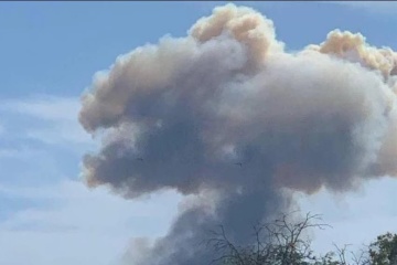 Explosions rock occupied towns of Berdiansk, Tokmak