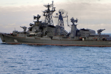 Der Feind hält keinen Raketenträger mit Kalibr-Raketen im Schwarzen Meer
