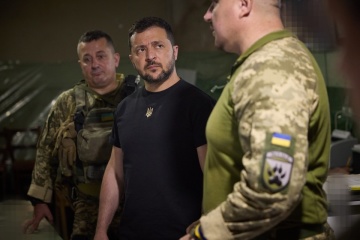 Volodymyr Zelensky s’est rendu sur la ligne de front dans la région de Zaporijjia