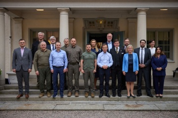 Zelensky meets with Riksdag speaker, leaders of political forces