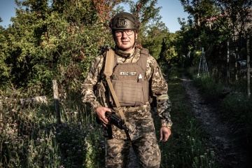 Serhiy Mykhalchuk, soldier of Armed Forces of Ukraine, cinematographer