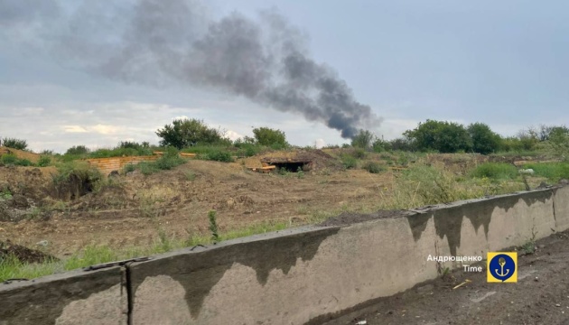 Explosions occurred at enemy positions between Makiivka, Yasynuvata