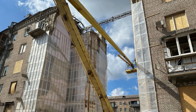 На відновлення 11 зруйнованих багатоповерхівок у Запоріжжі виділили ₴815 мільйонів