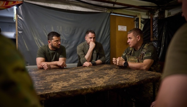 Zelensky visits brigades conducting offensive operations in Donetsk region
