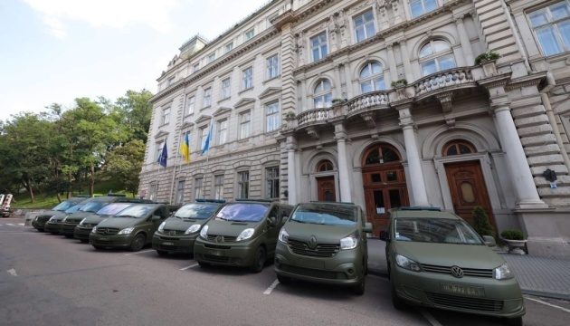 Another ten ambulances purchased by volunteers were sent to front line from Lviv