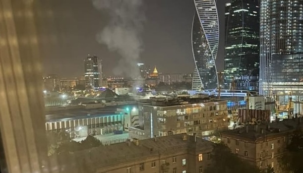 Drohnenangriff auf Expo Center in Moskau 
