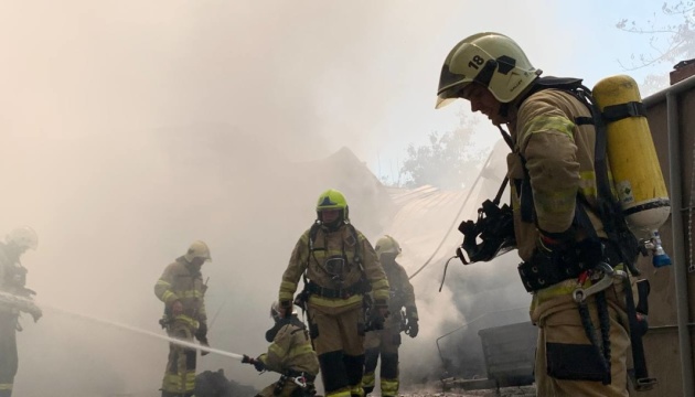 Під Києвом на території експертно-криміналістичного центру МВС ліквідували пожежу