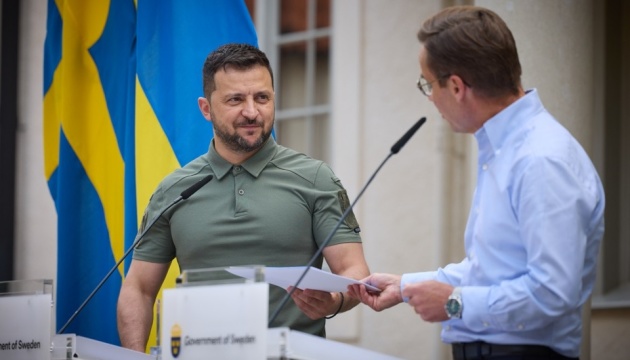 ウクライナはスウェーデンによる戦闘機「グリペン」供与に向けて作業している＝ゼレンシキー宇大統領