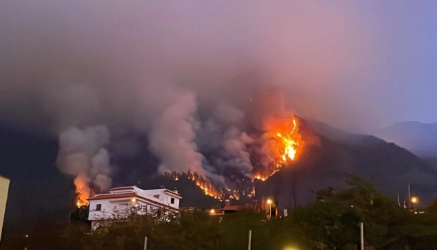 Лісова пожежа на Тенерифе охопила вже 8000 гектарів
