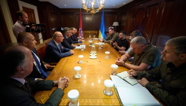 Treffen Selenskyjs mit Premierminister Kroatiens  