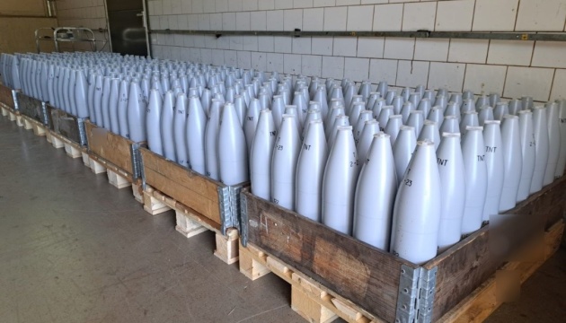 Batch of artillery rounds produced together with European partners arrives in Ukraine