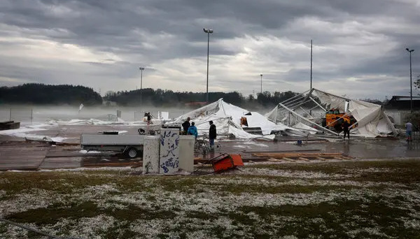 У Німеччині через буревій з градом постраждали 12 людей