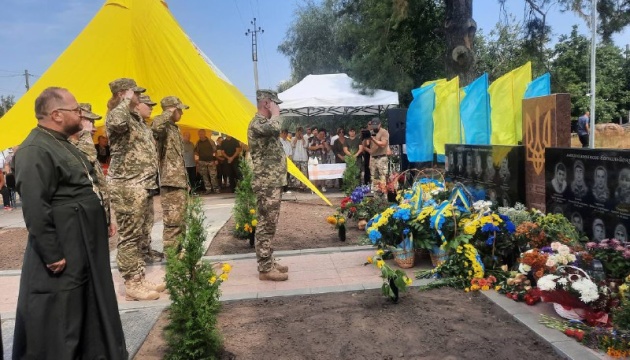 На Київщині відкрили меморіал на честь загиблих захисників